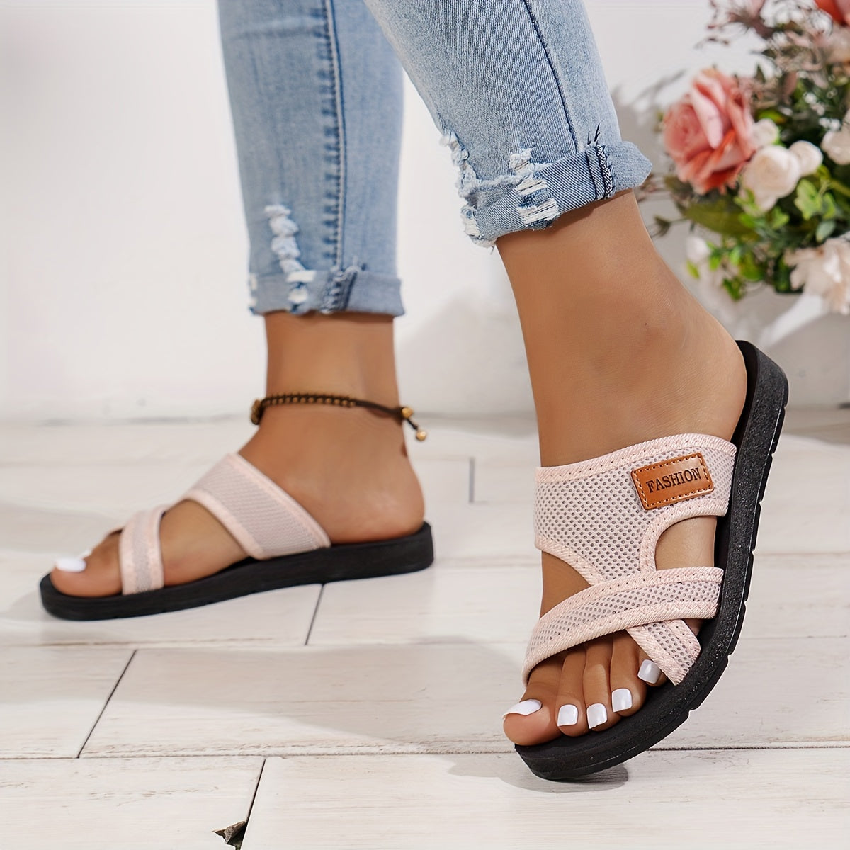 Kaffeebraune Freizeitslipper - Sophia