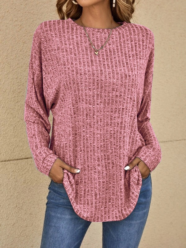 Casual Langarmshirt Schwarz - Lara