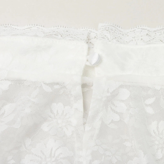 Cheyenne | dirndl bluse mit spitzeneinsatz und stehkragen für frauen