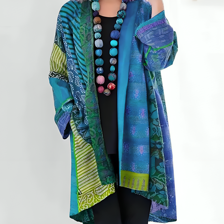 Damen Strickcardigan Blau - Selina