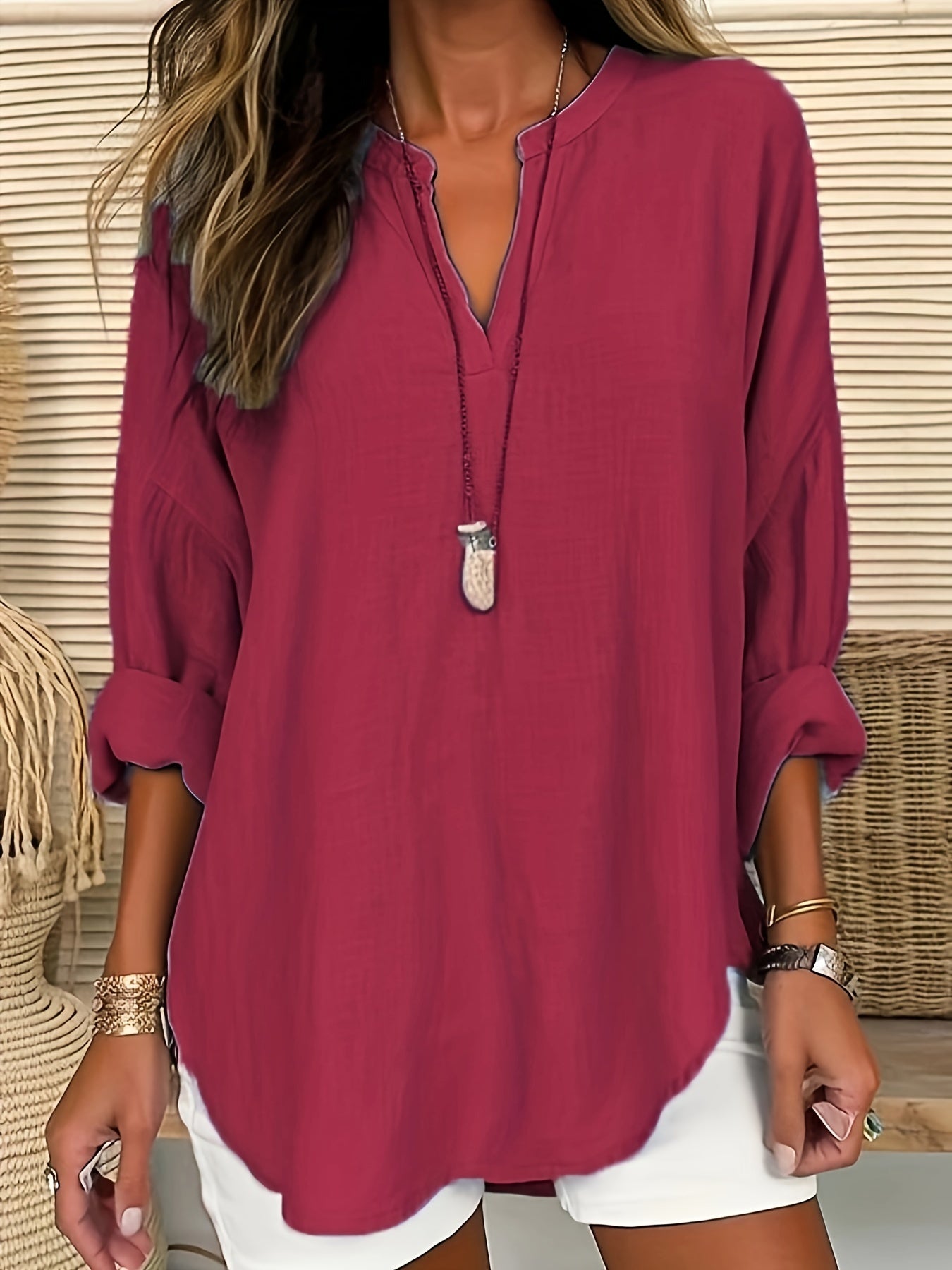 Mintgrünes Tunika-Shirt - Sophie