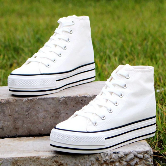 Finn - Weißer High-Top Sneaker