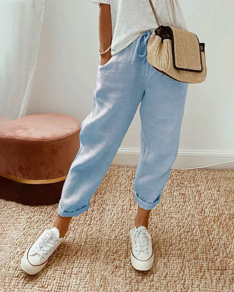 Eva- lässige und stylische leinen hose