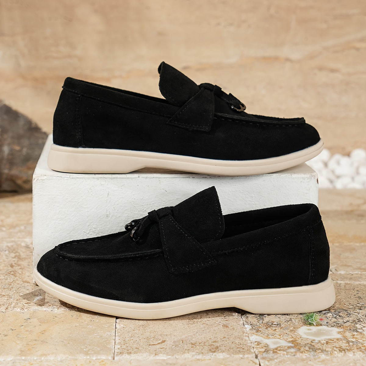 Schwarze Damen Loafer - Mia