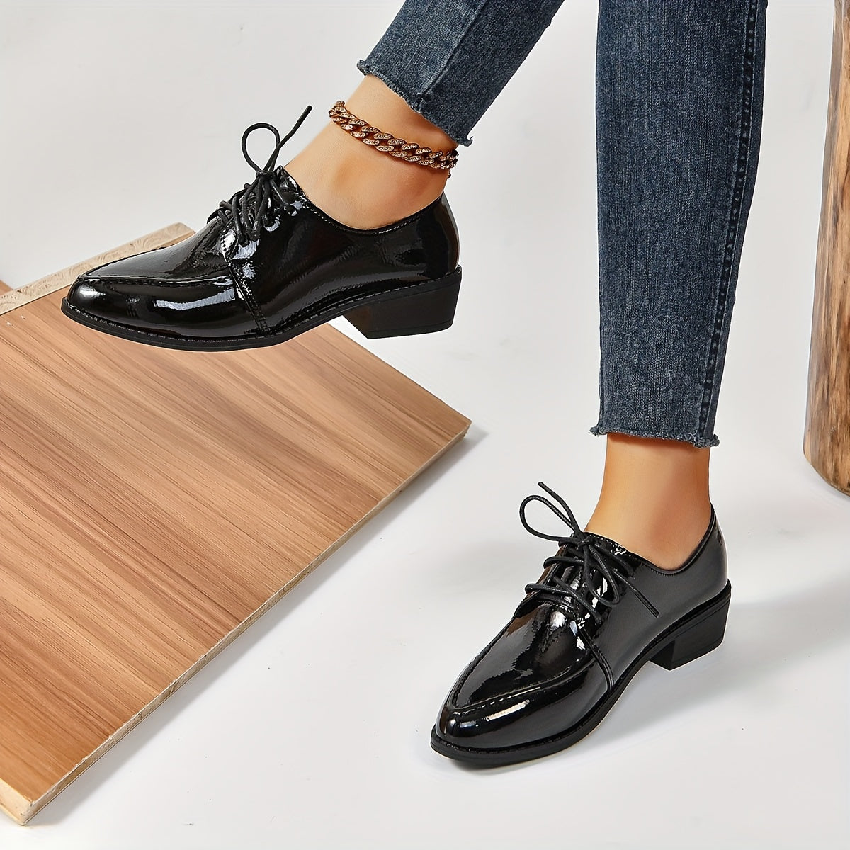Schwarzer eleganter loafer - Sophie