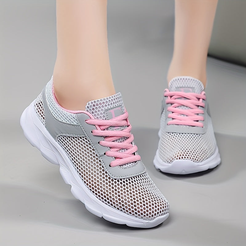 Weiße Netz-Sneaker - Anna