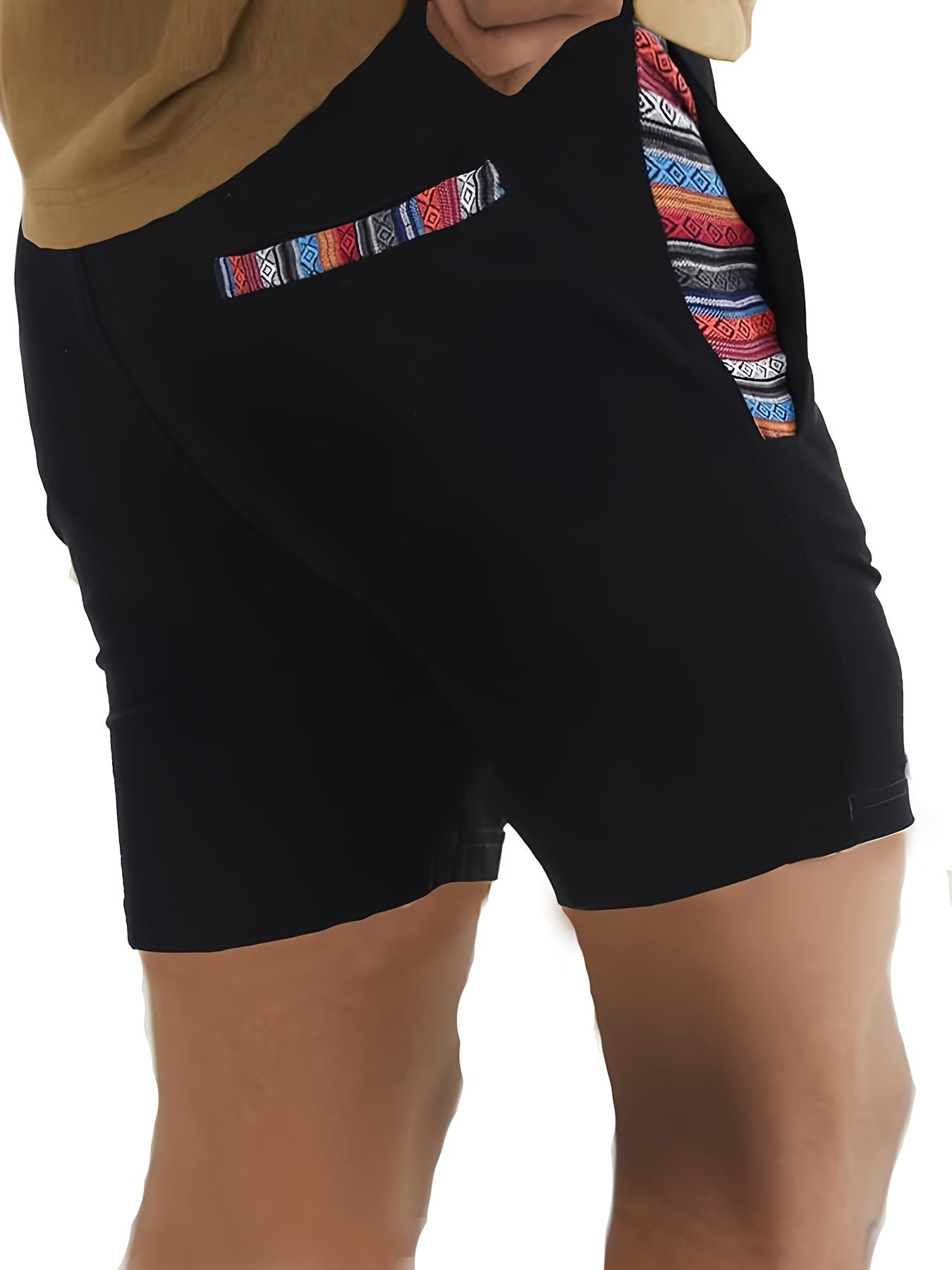 Beigefarbene Freizeitshorts – Max