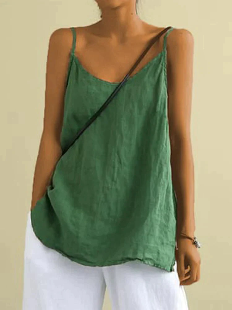 Milena - sommer leinen top