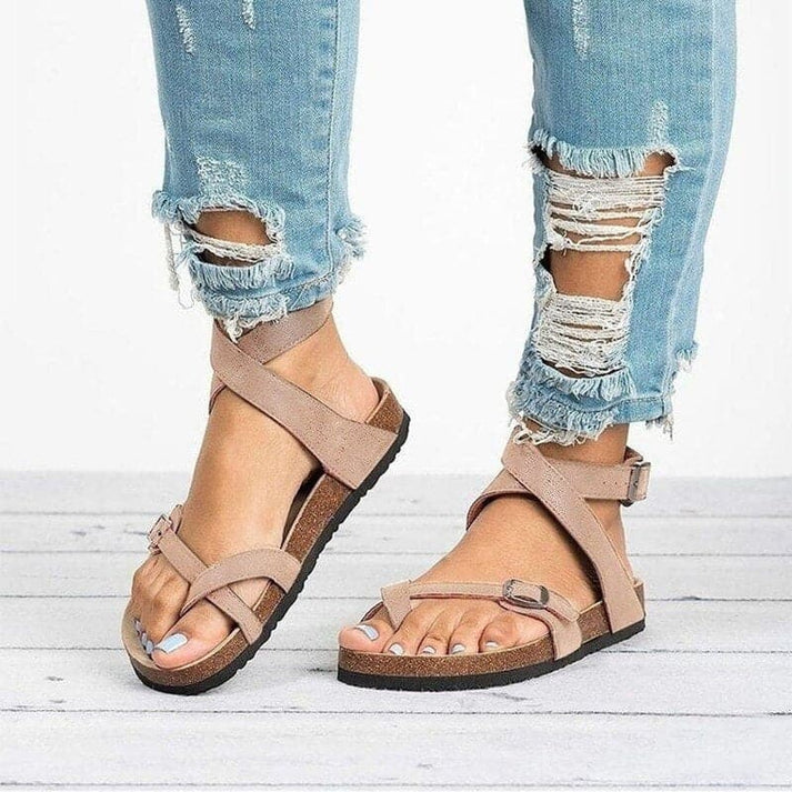 Leonora – elegante sandalen mit lederriemen