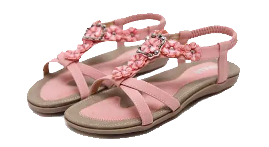 Braun Boho Komfortsandalen - Sarahi