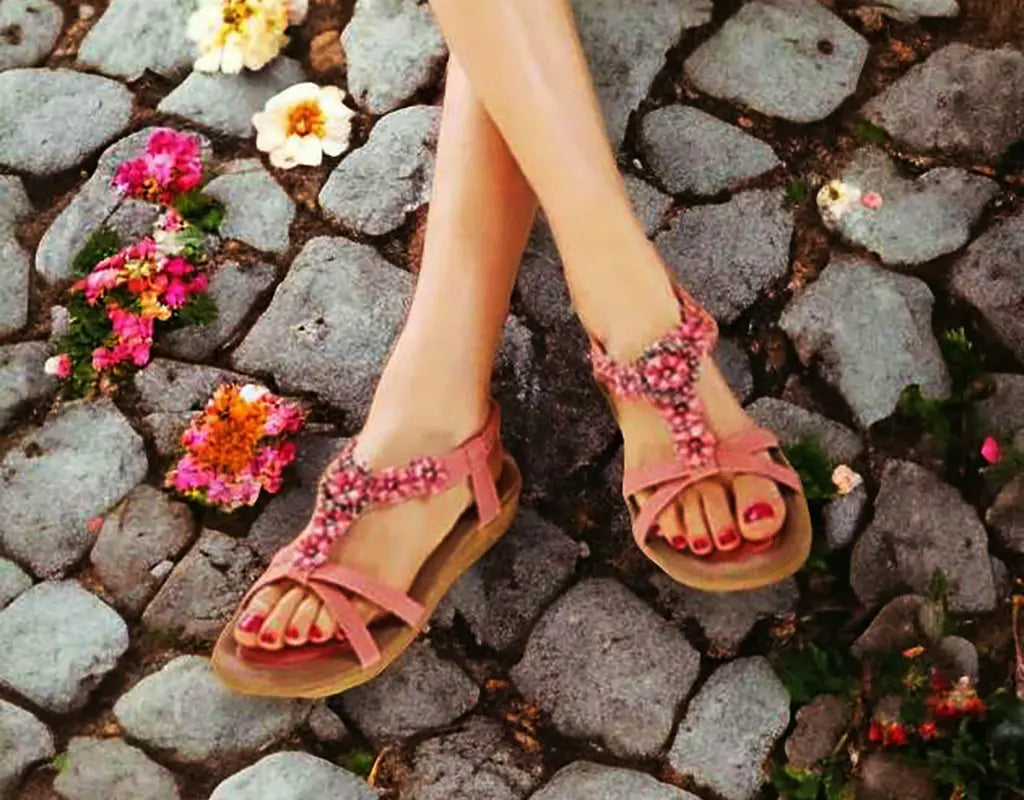 Braun Boho Komfortsandalen - Sarahi