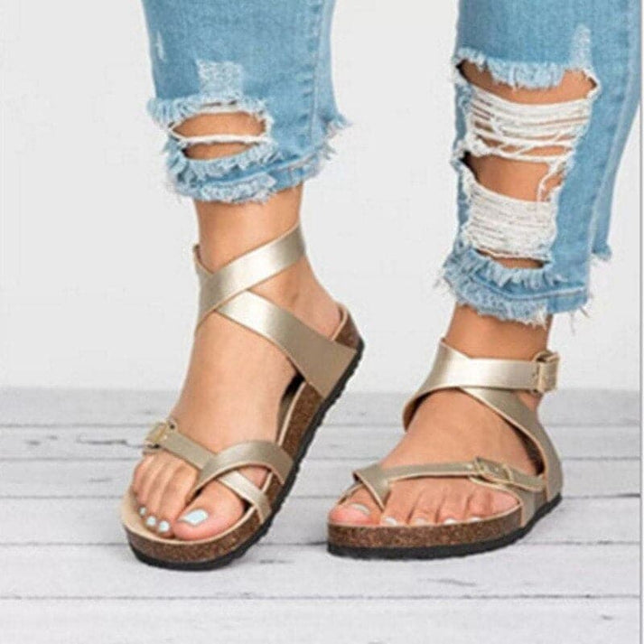 Leonora – elegante sandalen mit lederriemen