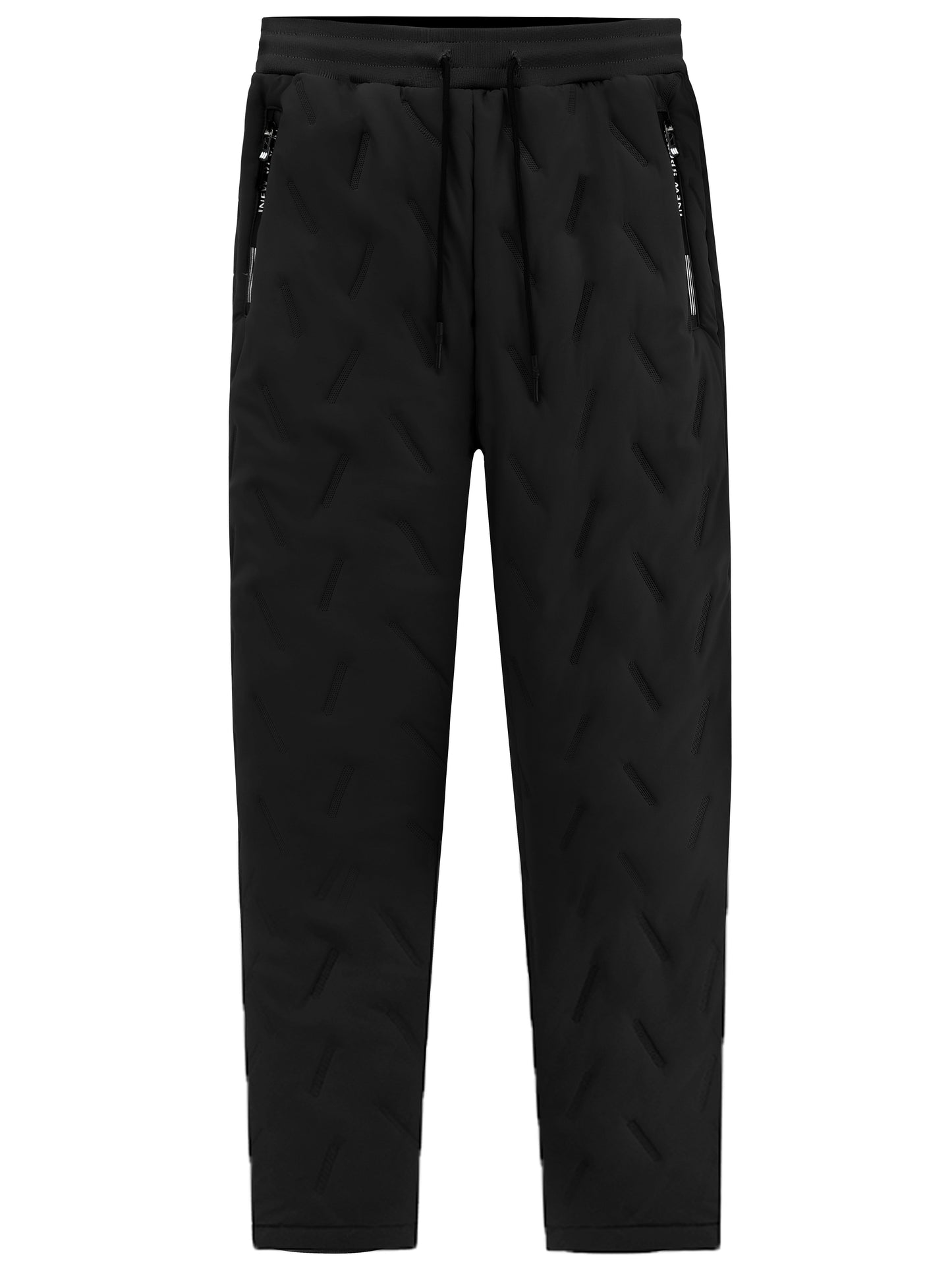 Schwarze Thermo-Sweatpants – Elias