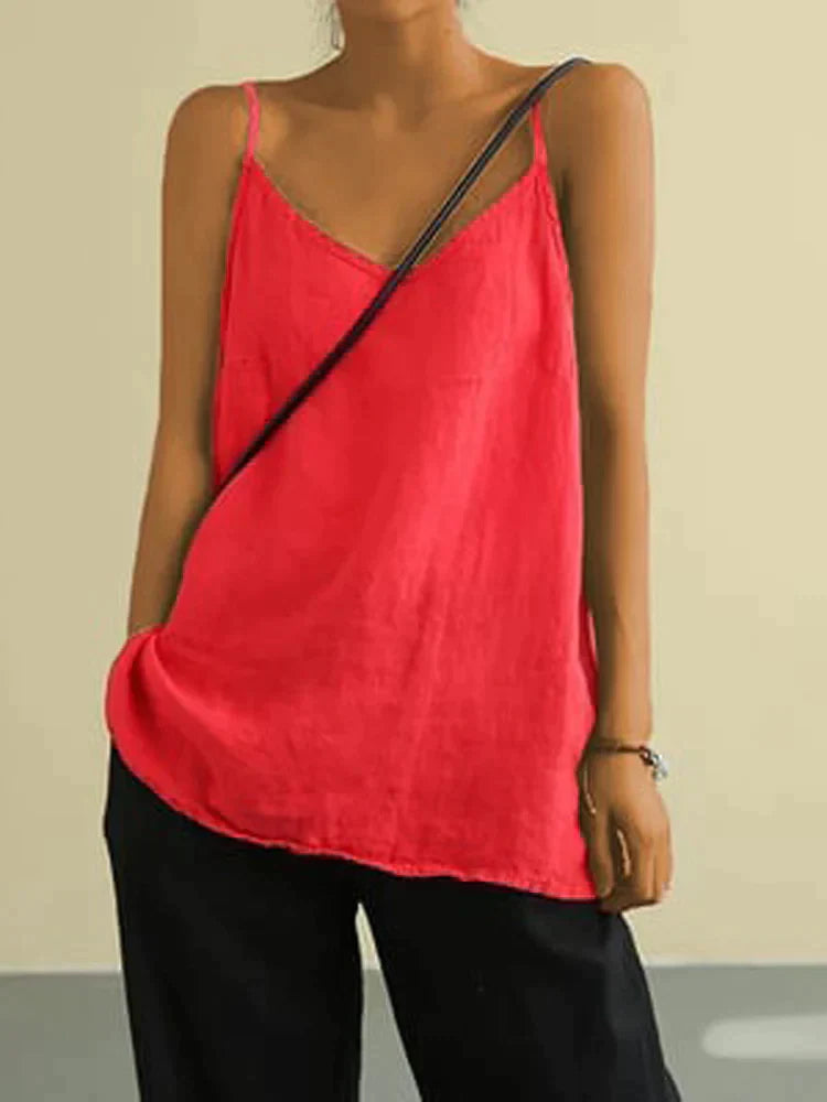 Milena - sommer leinen top