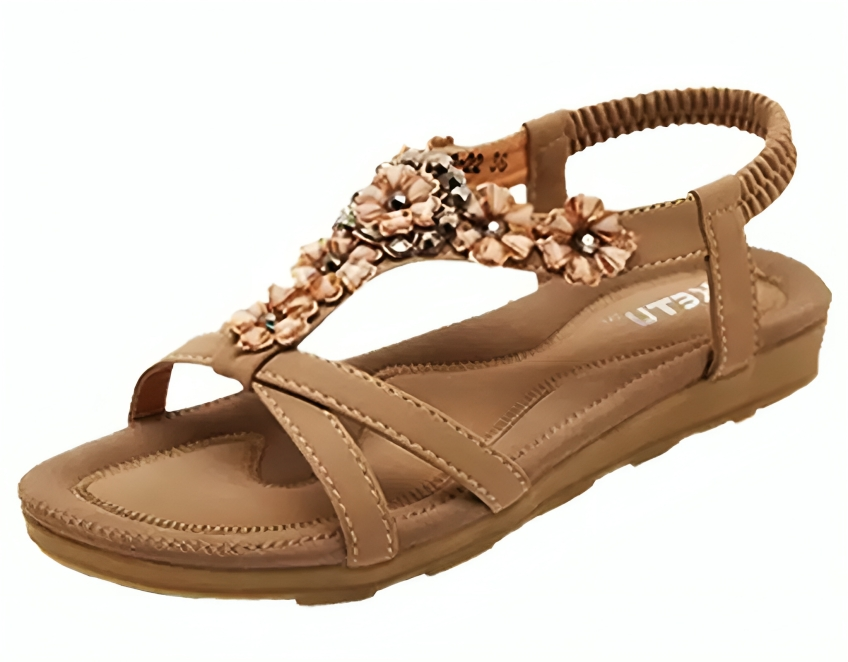 Braun Boho Komfortsandalen - Sarahi