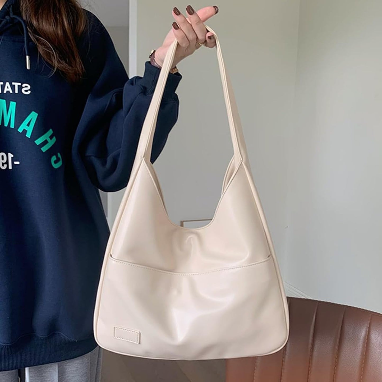 Rote Hobo-Tasche - Clara
