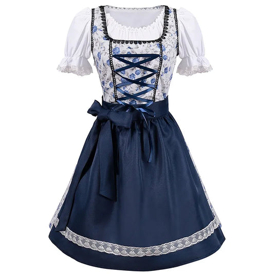 Dirndl anne - einzigartige dirndl für damen mit schürze und bluse