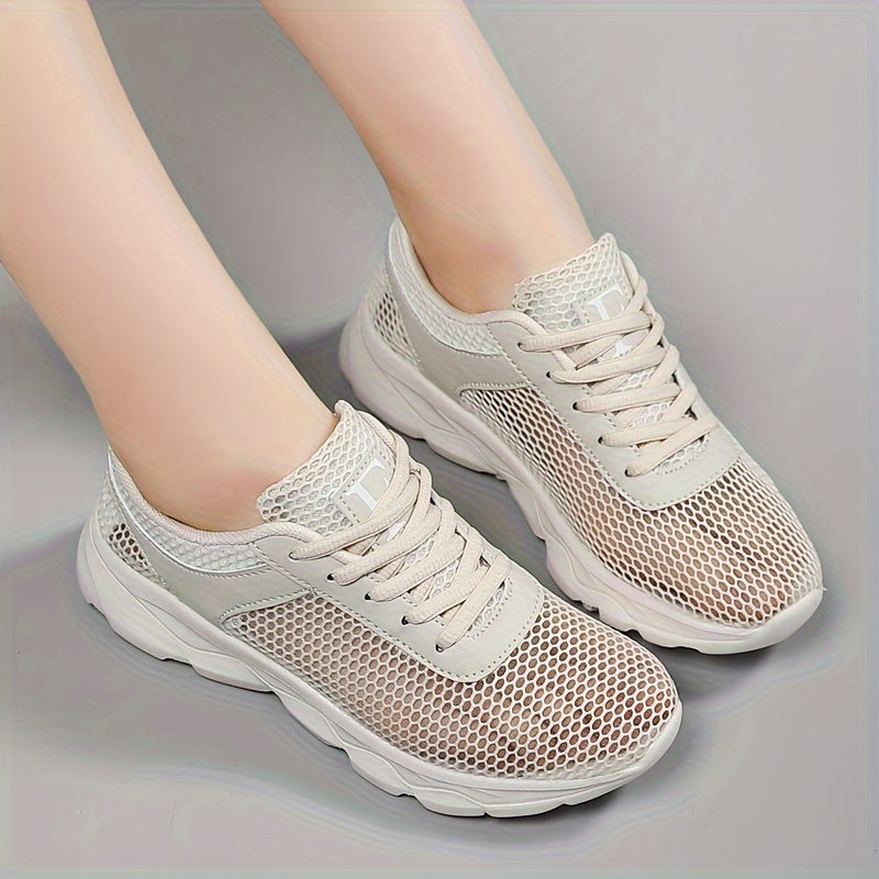 Weiße Netz-Sneaker - Anna