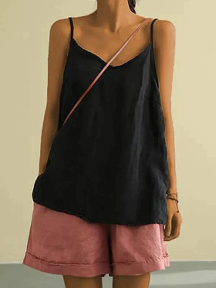 Milena - sommer leinen top