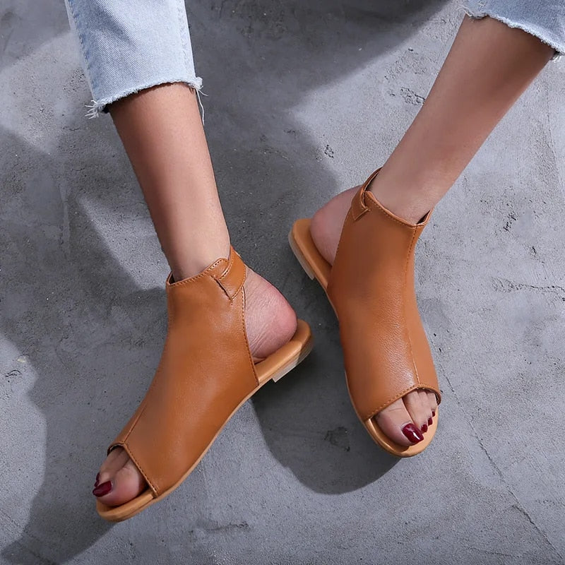 Schwarz Sandalen- Cara