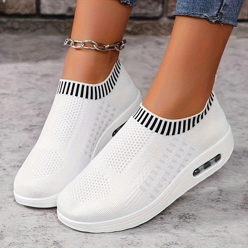 Schwarz Sportlich Chic Sneaker - Nora