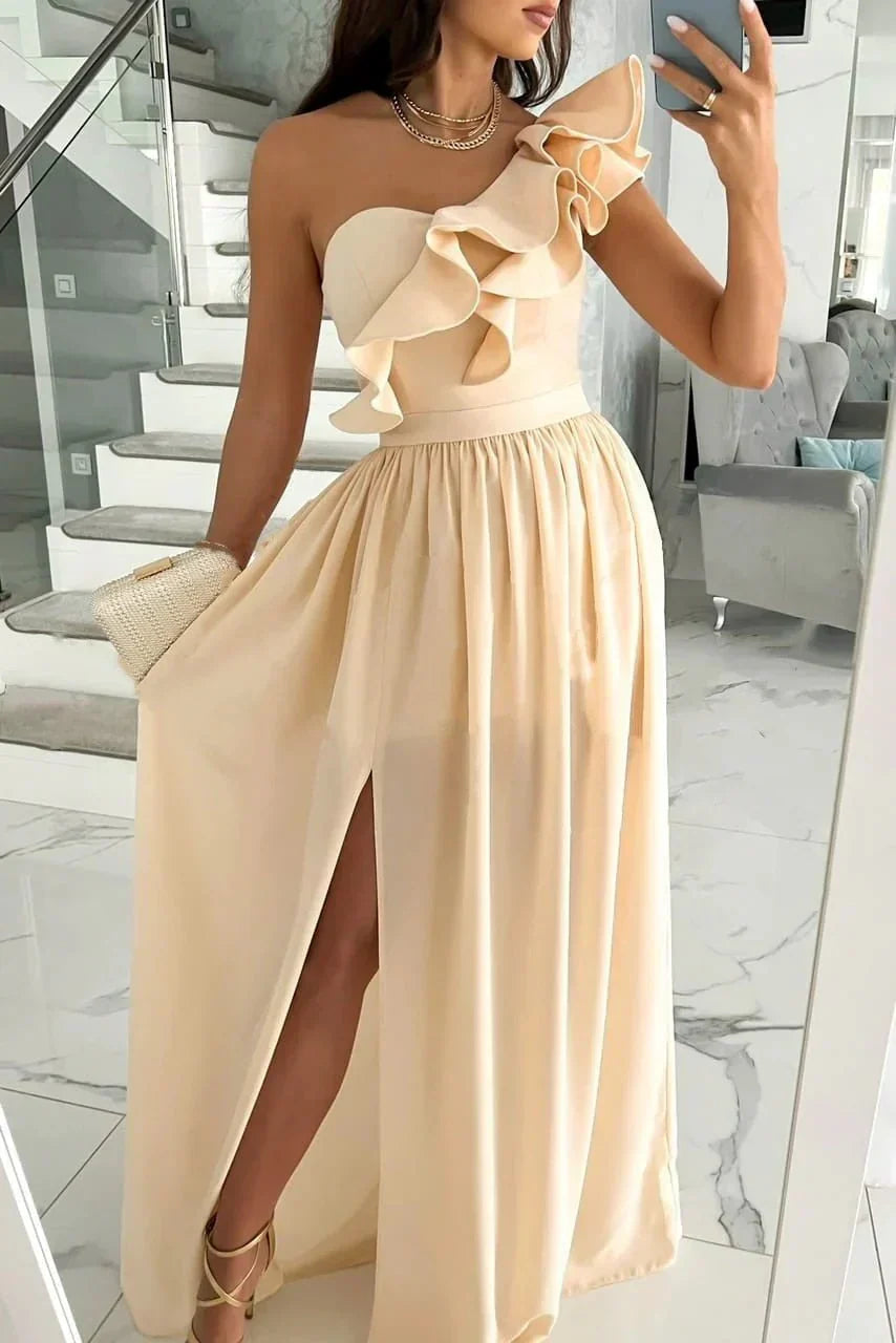 Ein schulter maxikleid für den sommer | Alfreda
