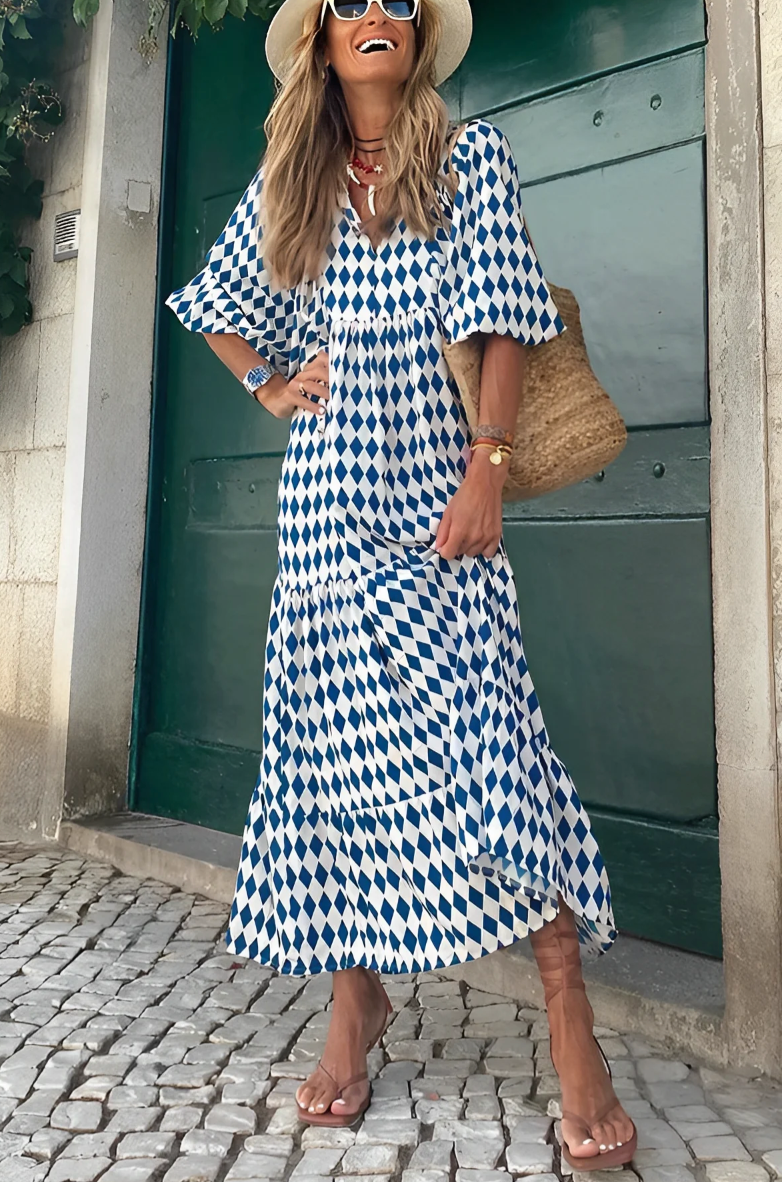 Kristen - langes maxi kleid für den sommer