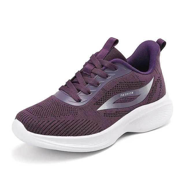 Mia - Elegante Lila Damen-Sneakers