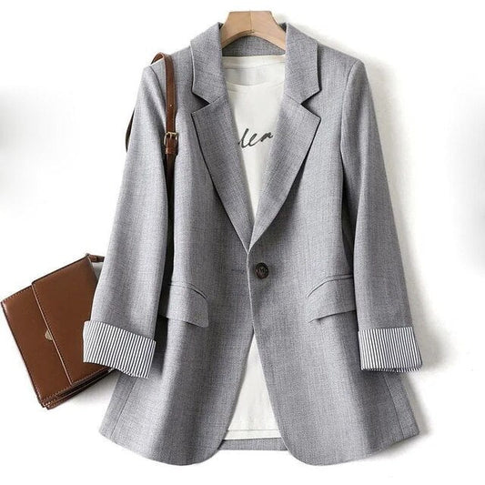 Lässiger damen blazer mit tasche – eleganter casual-touch