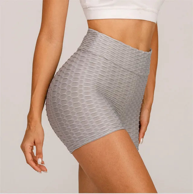 Polar - Weiße Texturierte Sport-Shorts