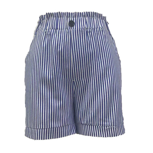 Clara - Gestreifte Blaue Shorts