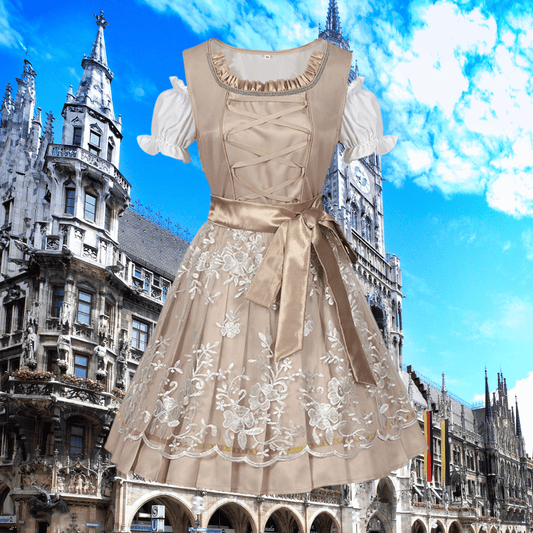 Dirndl line - einzigartige dirndl für damen mit schürze und bluse