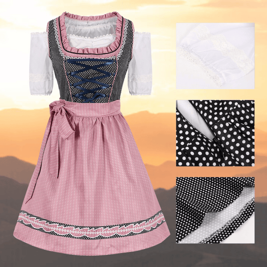 Dirndl hanna - einzigartige dirndl für damen mit schürze und bluse