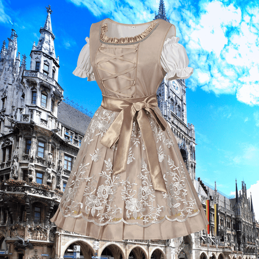 Dirndl line - einzigartige dirndl für damen mit schürze und bluse