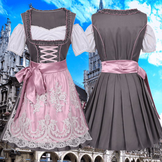 Dirndl sina - einzigartige dirndl für damen mit schürze und bluse