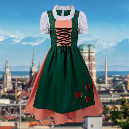 Dirndl lise - einzigartige dirndl für damen mit schürze und bluse