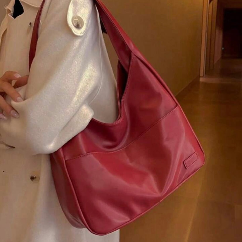 Rote Hobo-Tasche - Clara