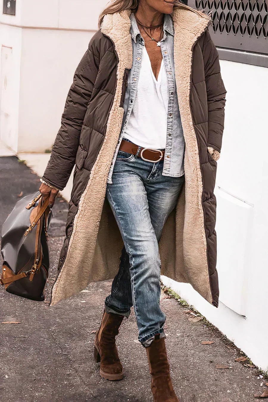 Kennedy - eleganter doppelseitiger warmer parka