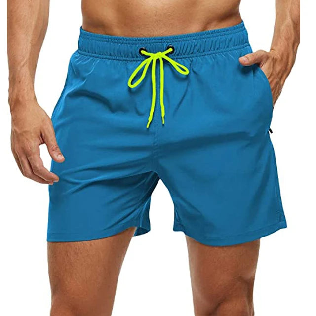 Liam - Olivgrüne Badeshorts Classic