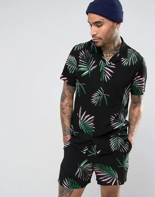 Boho-Chic Strandhemd – Einzigartiges Muster & Luftiger Schnitt