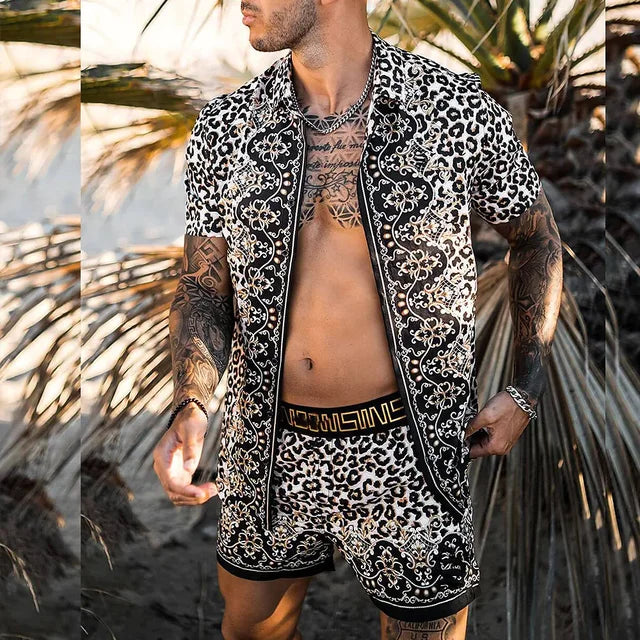 Boho-Chic Strandhemd – Einzigartiges Muster & Luftiger Schnitt