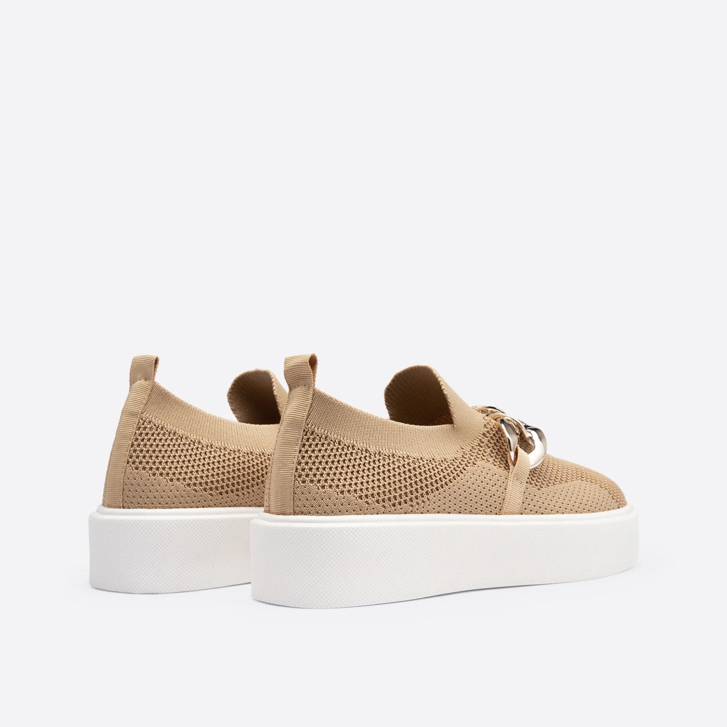 Lena - Bequeme Beige Loafers
