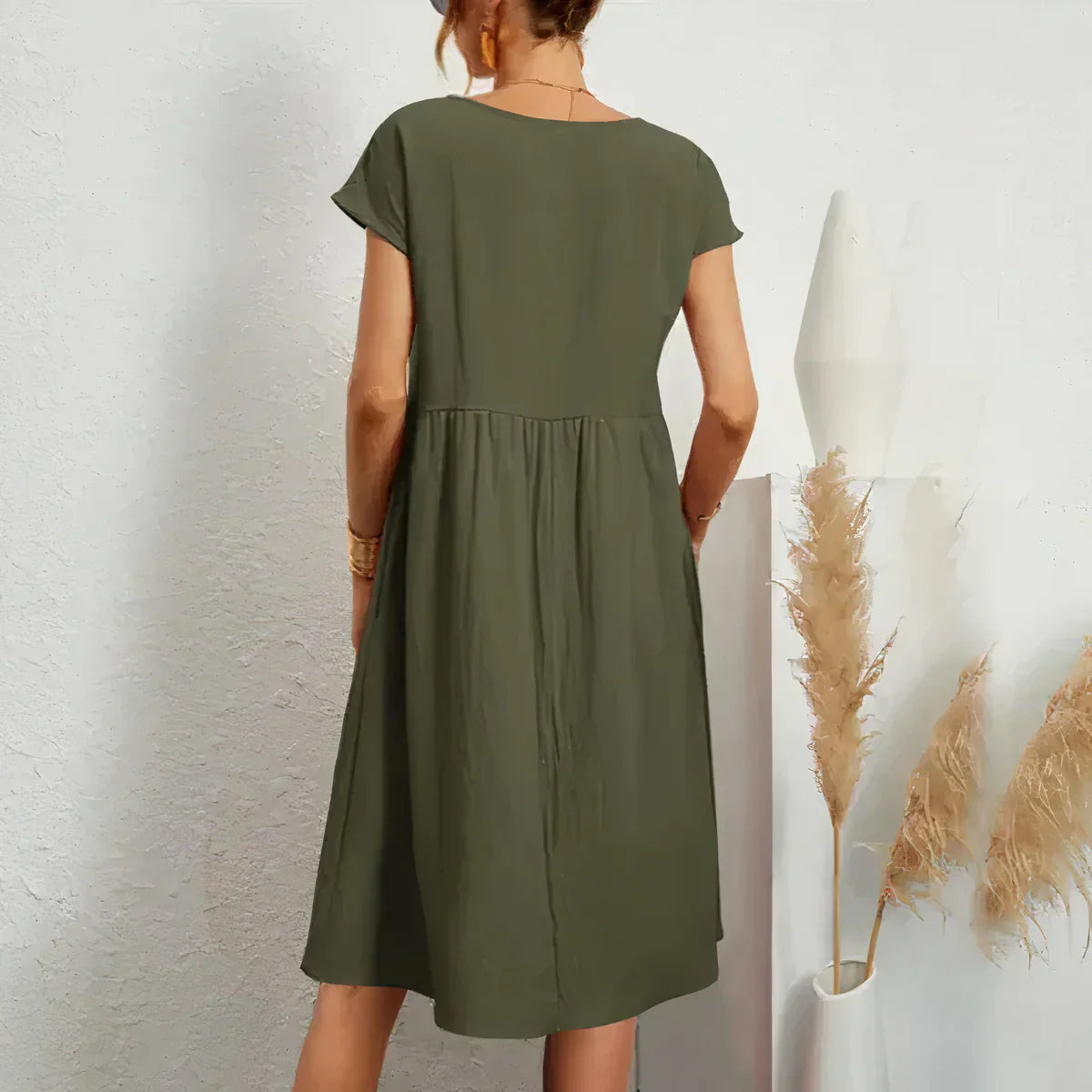 Knielanges sommerkleid mit taschen - Iren