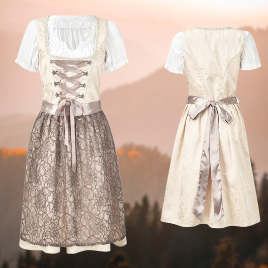 Dirndl - einzigartige dirndl für damen mit schürze und bluse