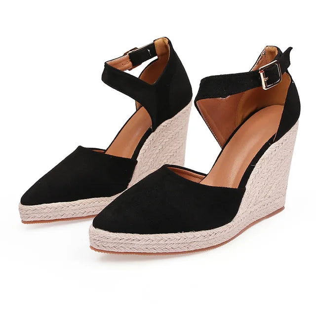 Fiona - Violette Damen-Wedges