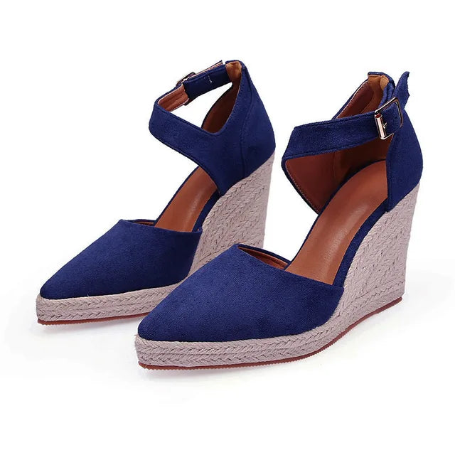 Fiona - Violette Damen-Wedges