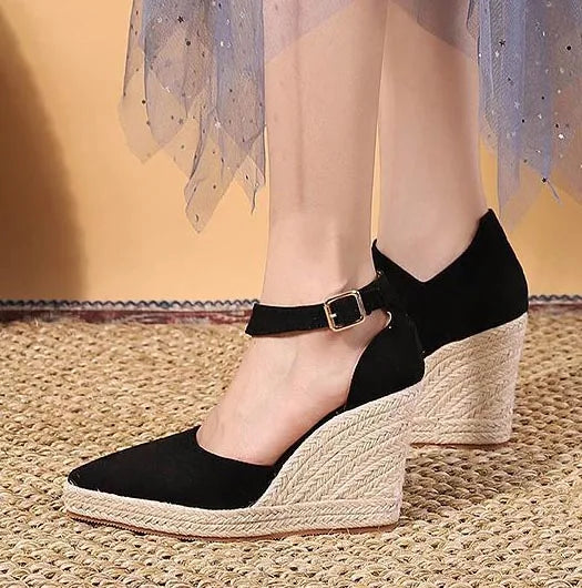 Fiona - Violette Damen-Wedges