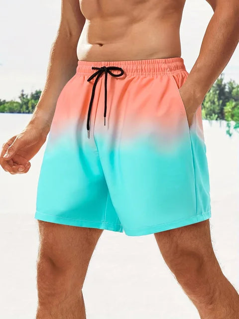 Kai - Sunrise Gradient Beach Shorts