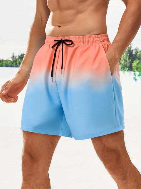 Kai - Sunrise Gradient Beach Shorts