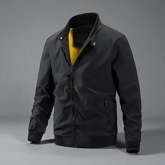 Lässige bomberjacke für herren mit reißverschluss vorne – herren
